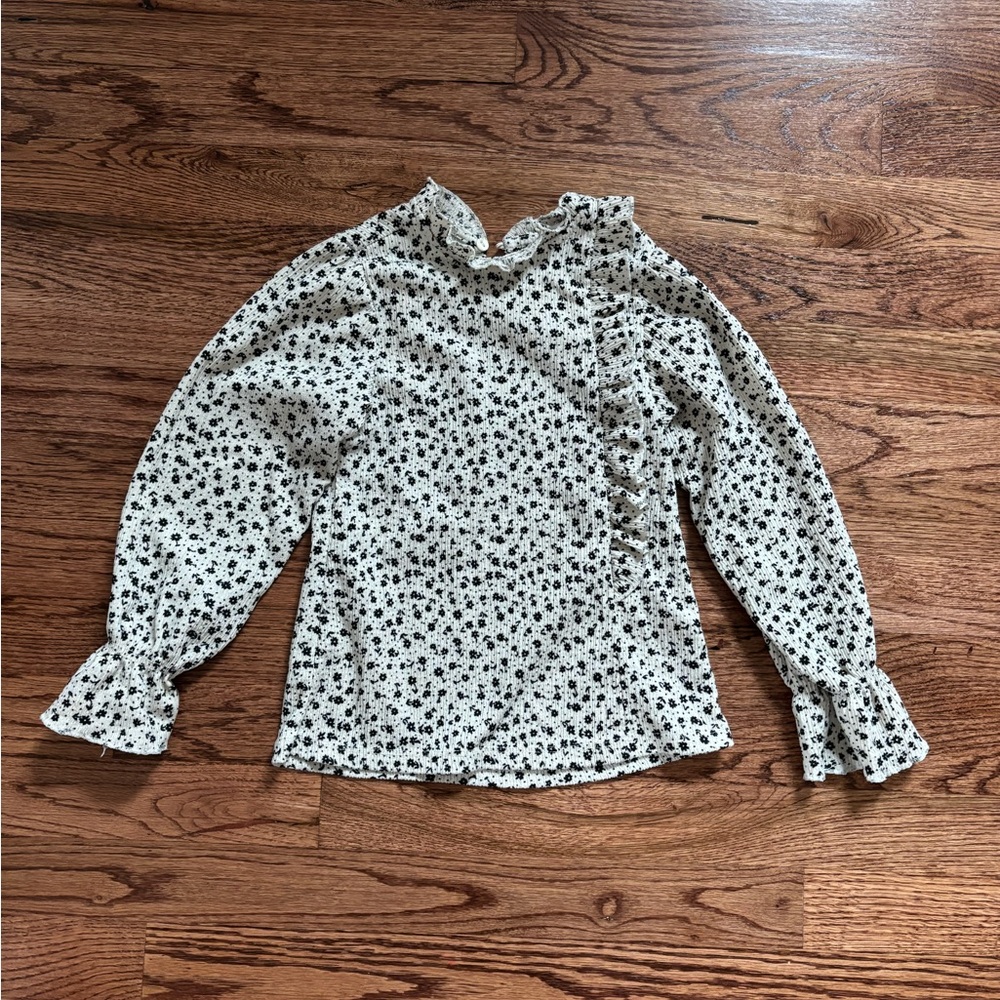 Zara Floral Print Girl’s Blouse
